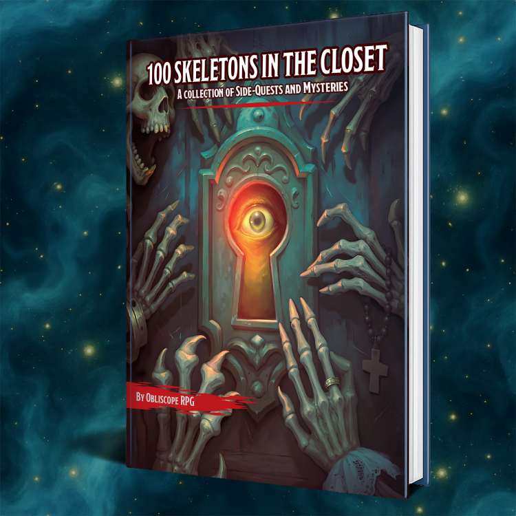100 Skeletons in the Closet - 5e Side-Quests Collection – Obliscope RPG