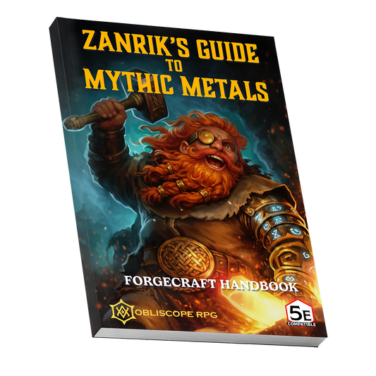 Zanrik's Guide To Mythic Metals - Forgecraft Handbook Softcover