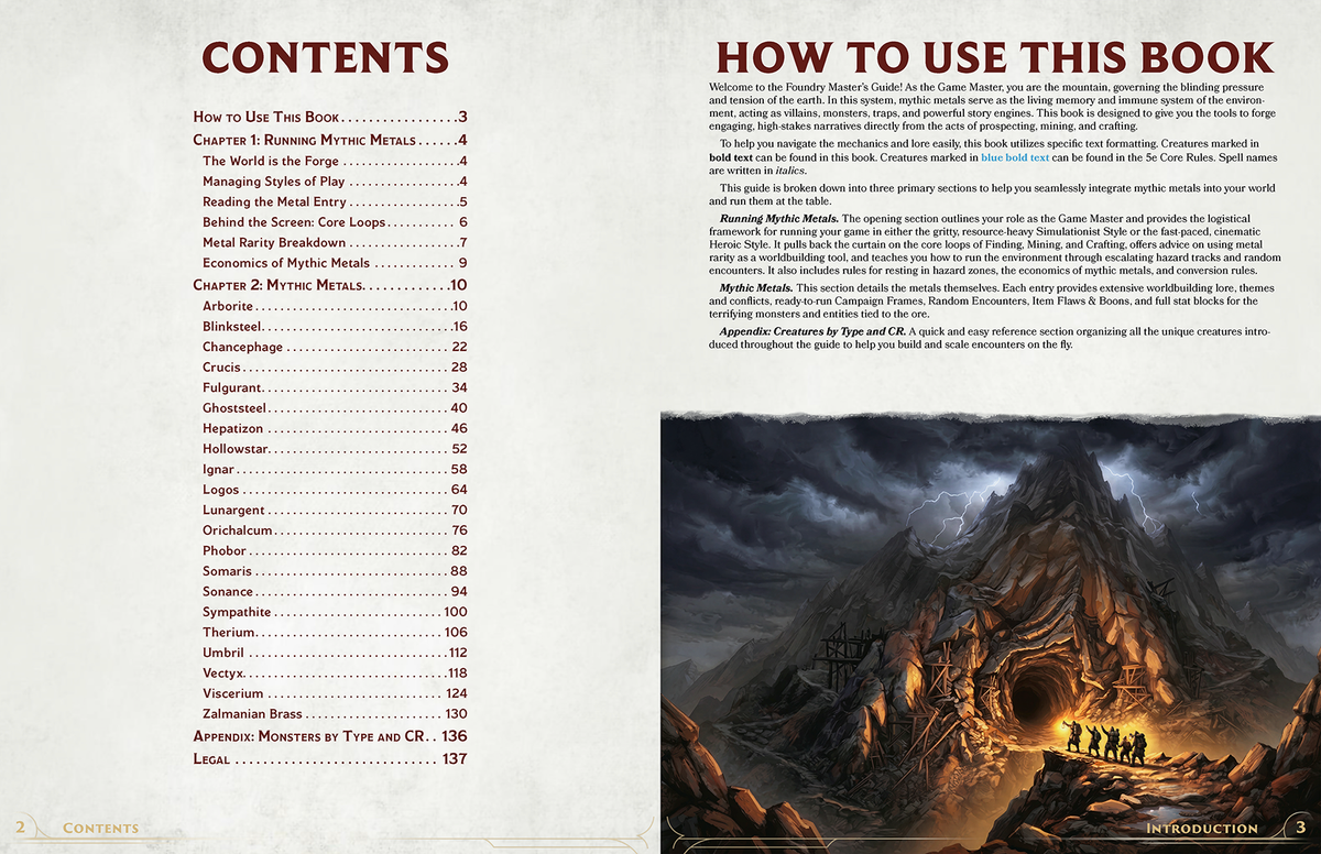 Zanrik's Guide To Mythic Metals - PDF Bundle